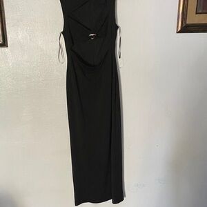 Lioness Black Backless Dress